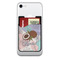 Coconut and Leaves Cell Phone Credit Card Holder w/ Phone