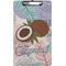 Coconut and Leaves Clipboard (Legal Size) w/ Name or Text