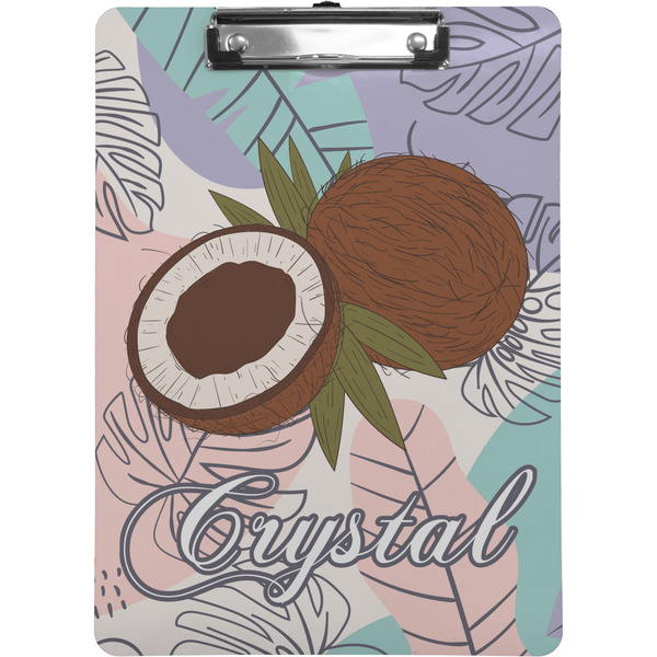 Custom Coconut and Leaves Clipboard (Personalized)