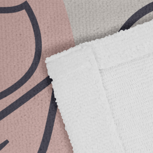 Coconut and Leaves Close up of Fabric