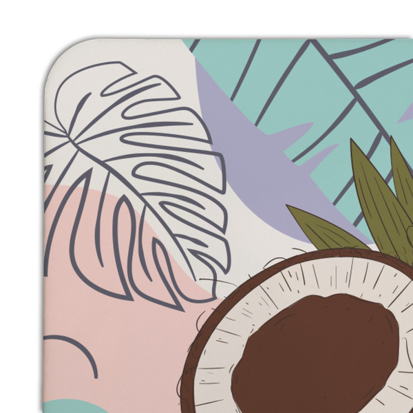 Coconut and Leaves Coaster Set - DETAIL