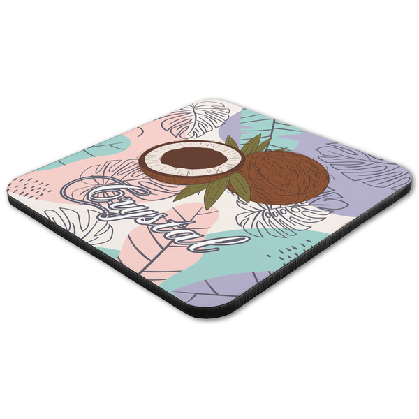 Coconut and Leaves Coaster Set - FLAT (one)
