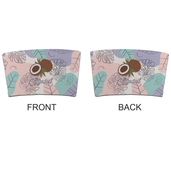 Coconut and Leaves Coffee Cup Sleeve - APPROVAL