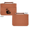 Coconut and Leaves Cognac Leatherette Bible Covers - Small Single Sided Apvl
