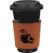 Coconut and Leaves Leatherette Cup Sleeve - Single Sided