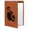 Coconut and Leaves Leatherette Portfolio with Notepad