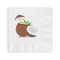 Coconut and Leaves Coined Cocktail Napkins