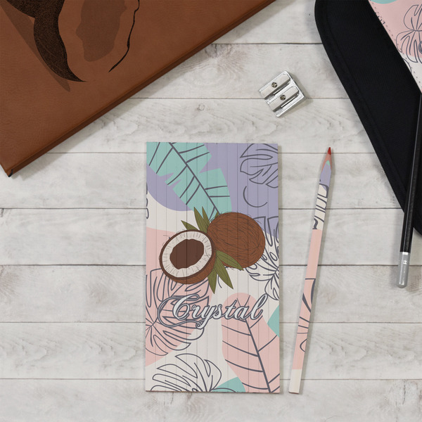 Coconut and Leaves Colored Pencils - In Context