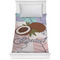 Coconut and Leaves Comforter - Twin w/ Name or Text