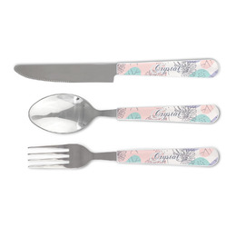 Coconut and Leaves Cutlery Set (Personalized)