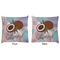 Coconut and Leaves Decorative Pillow Case - Approval