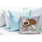 Coconut and Leaves Decorative Pillow Case - LIFESTYLE 2
