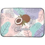 Coconut and Leaves Dish Drying Mat w/ Name or Text