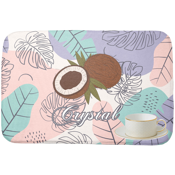 Coconut and Leaves Dish Drying Mat