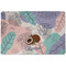 Coconut and Leaves Dog Food Mat w/ Name or Text
