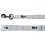 Coconut and Leaves Deluxe Dog Leash (Personalized)