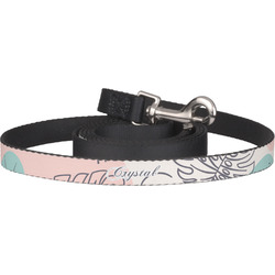 Coconut and Leaves Dog Leash (Personalized)