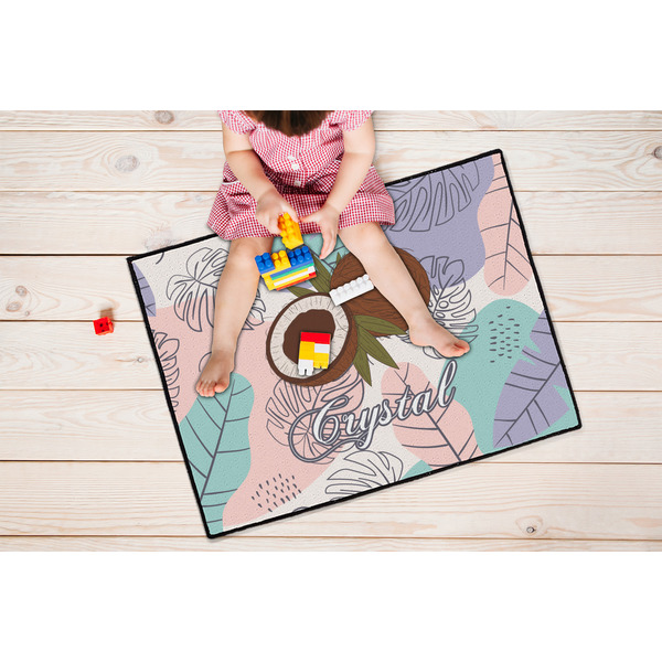 Coconut and Leaves Door Mats - LIFESTYLE kid