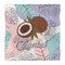 Coconut and Leaves Duvet Cover - Queen - Front