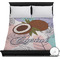 Coconut and Leaves Duvet Cover (Queen)