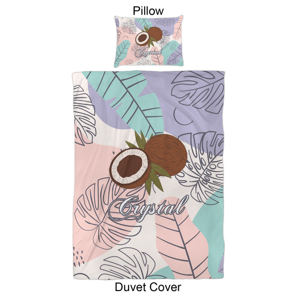 Coconut and Leaves Duvet Cover Set - Twin XL - Approval