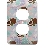 Coconut and Leaves Electric Outlet Plate