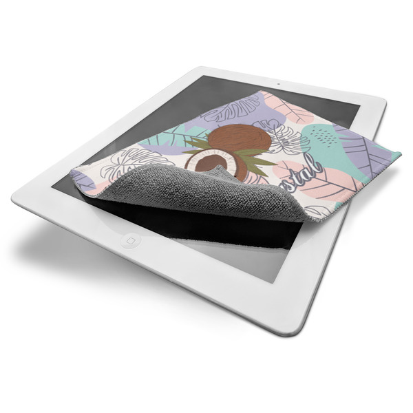 Coconut and Leaves Electronic Screen Wipe - iPad