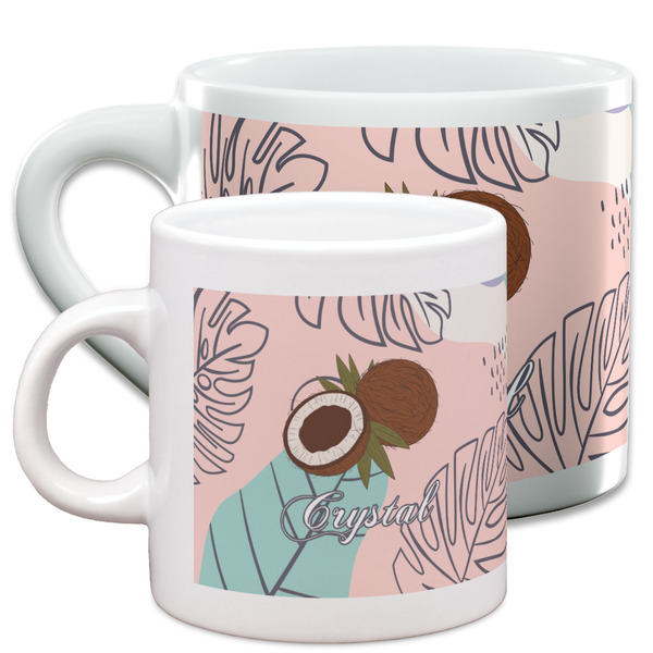 Coconut and Leaves Espresso Mugs - Main Parent