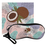 Coconut and Leaves Eyeglass Case & Cloth w/ Name or Text