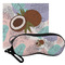 Coconut and Leaves Eyeglass Case & Cloth Set
