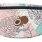 Coconut and Leaves Fanny Pack - Closeup