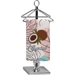 Coconut and Leaves Finger Tip Towel - Full Print w/ Name or Text