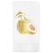 Coconut and Leaves Guest Napkins - Foil Stamped