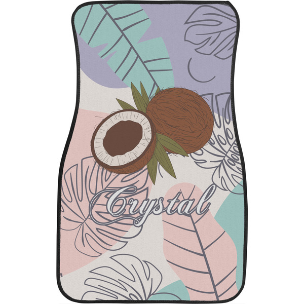 Coconut and Leaves Front Seat Car Mat