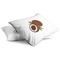 Coconut and Leaves Full Pillow Case - TWO (partial print)
