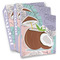 Coconut and Leaves Full Wrap Binders - PARENT/MAIN