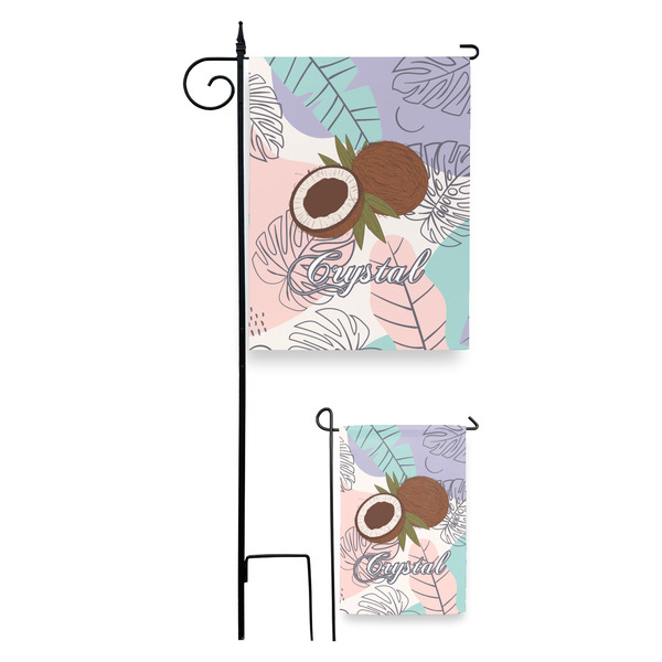 Coconut and Leaves Garden Flag - PARENT/MAIN