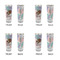 Coconut and Leaves Glass Shot Glass - 2 oz - Set of 4 - APPROVAL
