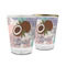 Coconut and Leaves Glass Shot Glass - 1.5 oz (Personalized)