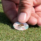 Coconut and Leaves Golf Ball Marker - Hand
