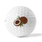 Coconut and Leaves Golf Balls - Titleist - Set of 3 - FRONT