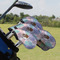 Coconut and Leaves Golf Club Cover - Set of 9 - On Clubs