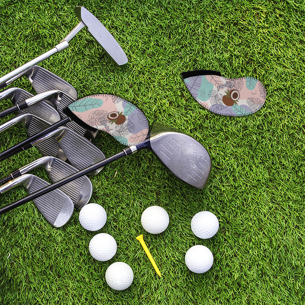Coconut and Leaves Golf Club Covers - LIFESTYLE