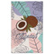 Coconut and Leaves Golf Towel - Front (Large)