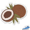 Coconut and Leaves Graphic Iron On Transfer (Personalized)