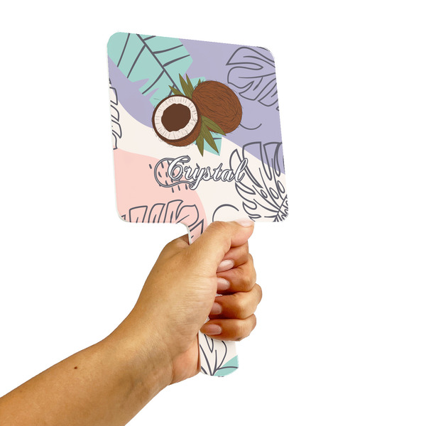 Coconut and Leaves Hand Mirrors - Alt View