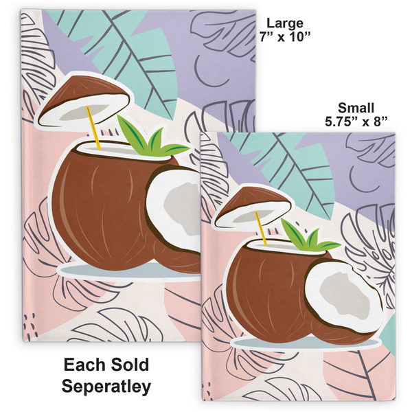 Coconut and Leaves Hard Cover Journal - Compare