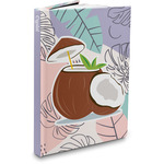 Coconut and Leaves Hardbound Journal (Personalized)