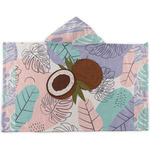 Coconut and Leaves Kids Hooded Towel (Personalized)