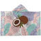 Coconut and Leaves Kids Hooded Towel (Personalized)